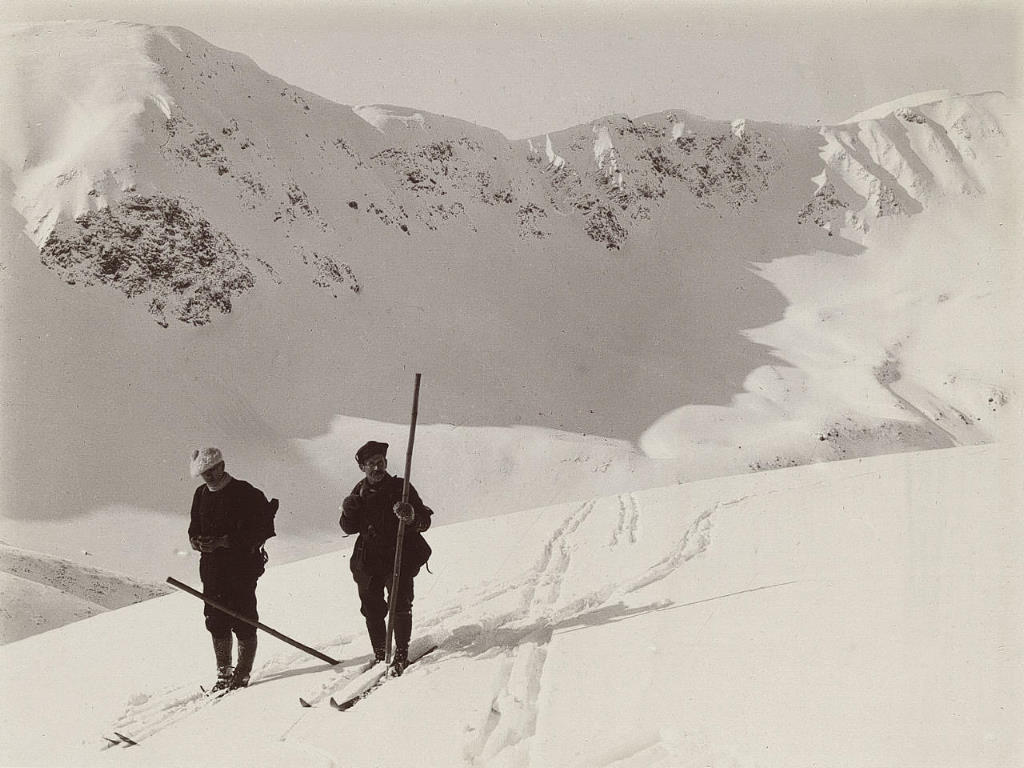 Pierwsi narciarze w Tatrach Polskich